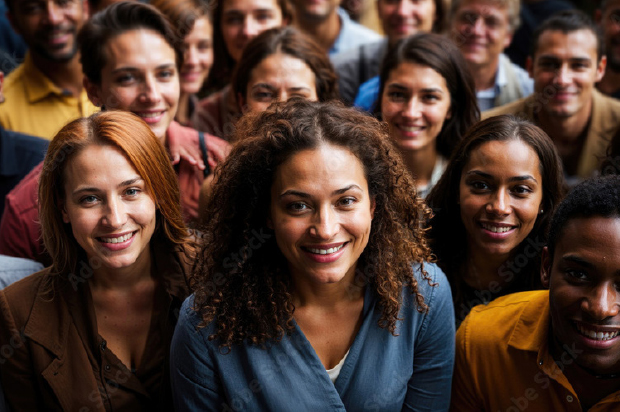 group of young women